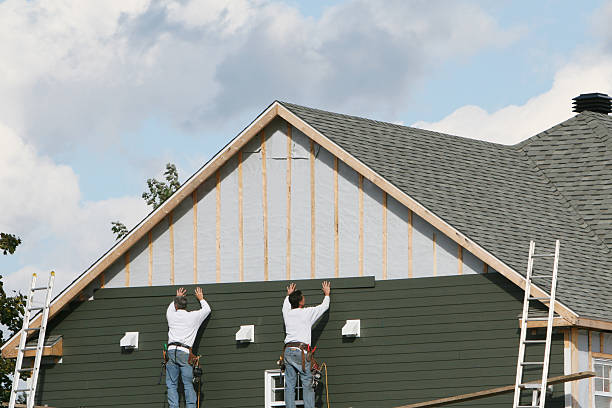 Professional Siding Contractor technician working in Collettsville, NC